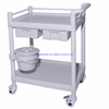 RH-201E Hospital Multifunctional 2 Shelf ABS Medical Instrument Cart