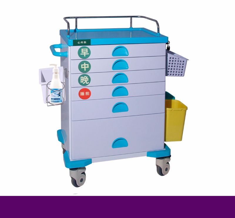 Hospital Multi-Function Hand Trolley Medicine Cart