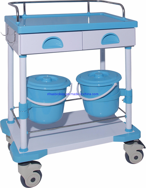 RH-C170 Hospital Specific Use Plastic Treatment Cart with Bucket