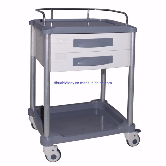 RH-C136 Hospital ABS Cart Furniture 2 Drawer Cart