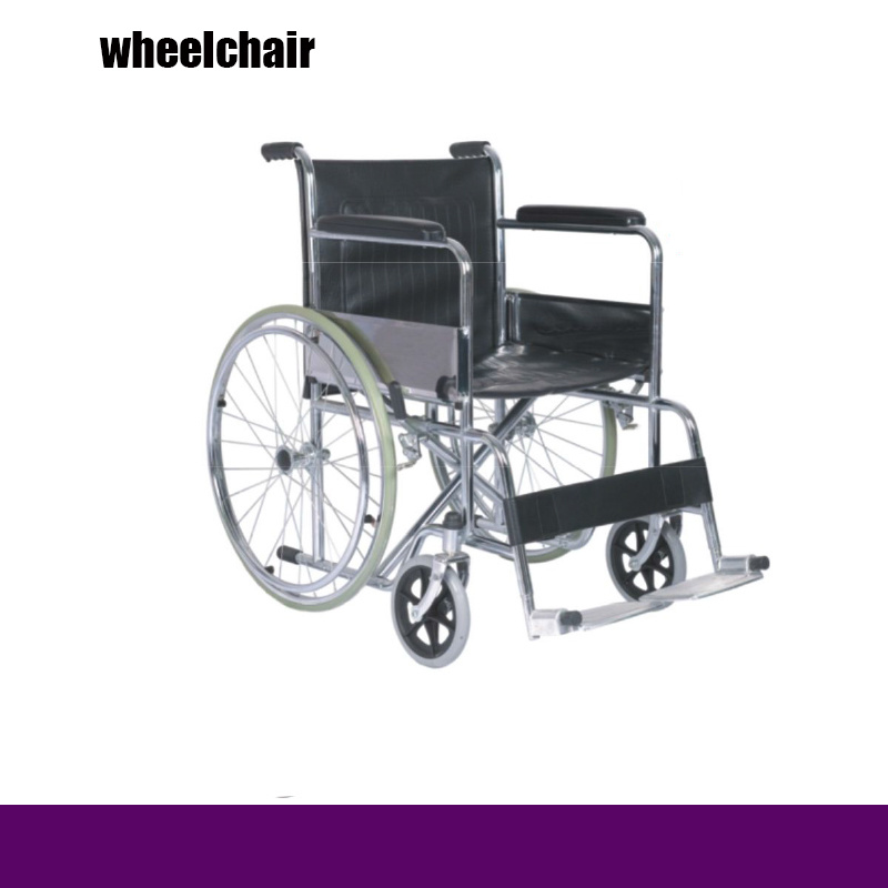 Hospital Steel Foldable Economic Cheapest Wheelchair