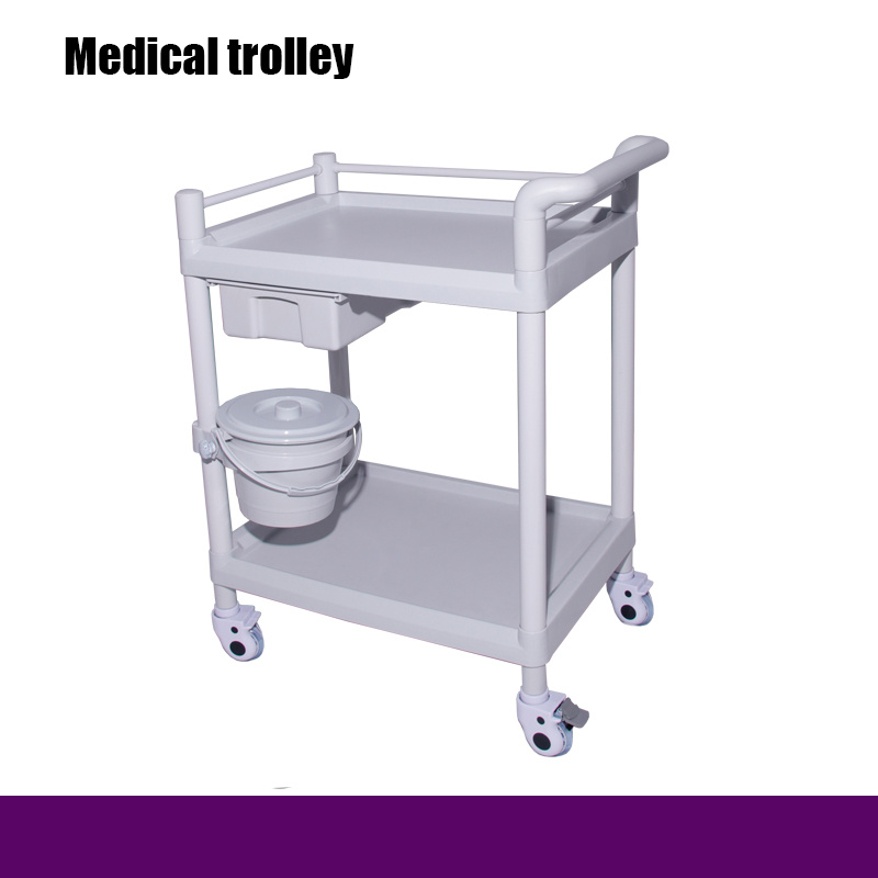 Rh-201I Hospital Multifunctional ABS Trolley/2 Shelves