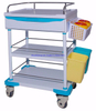 RH-C144 ABS Functional Hospital Bright Color Medicine Nursing Trolley for Treatment