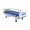 Rh-BS116 One Crank Single Manual Posture Adjustment Hospital Bed Impatient Nursing Care Medical Furniture with 6-Bar Foldable Aluminum Railings