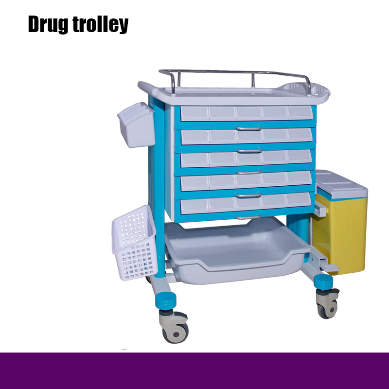 Hospital Medical Drug Trolley Treatment Cart