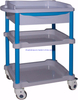 RH-C157 Hospital Patient Nursing Furniture 3 Shelf Treatment Cart