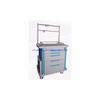 Rh-Sy103 Hospital Furniture 5 Drawer Patient Transfusion Cart with 2 Hook Row