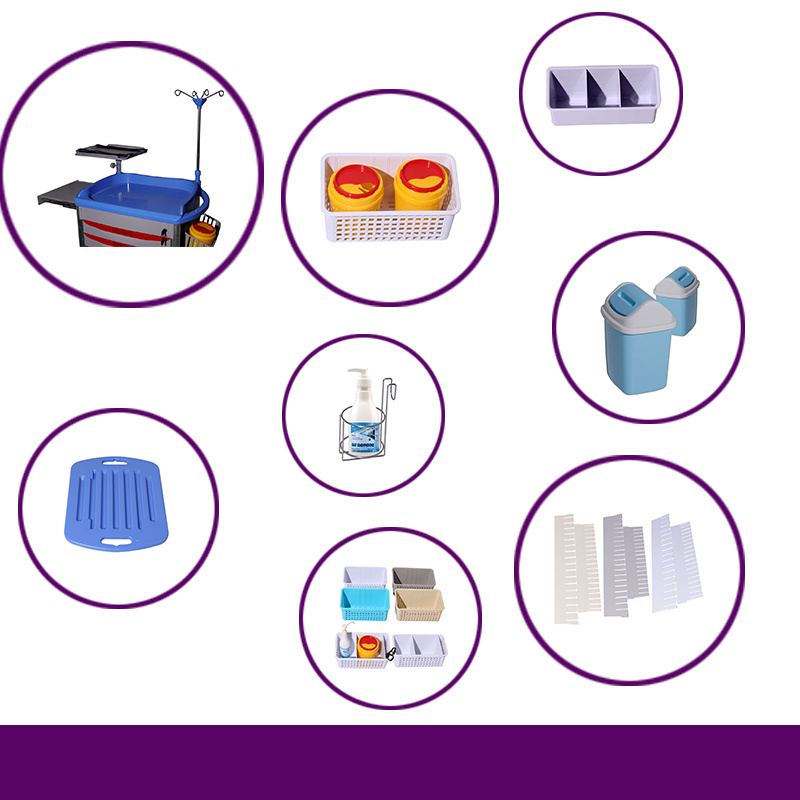 Hot Sell Hospital Supply Instrument Trolley