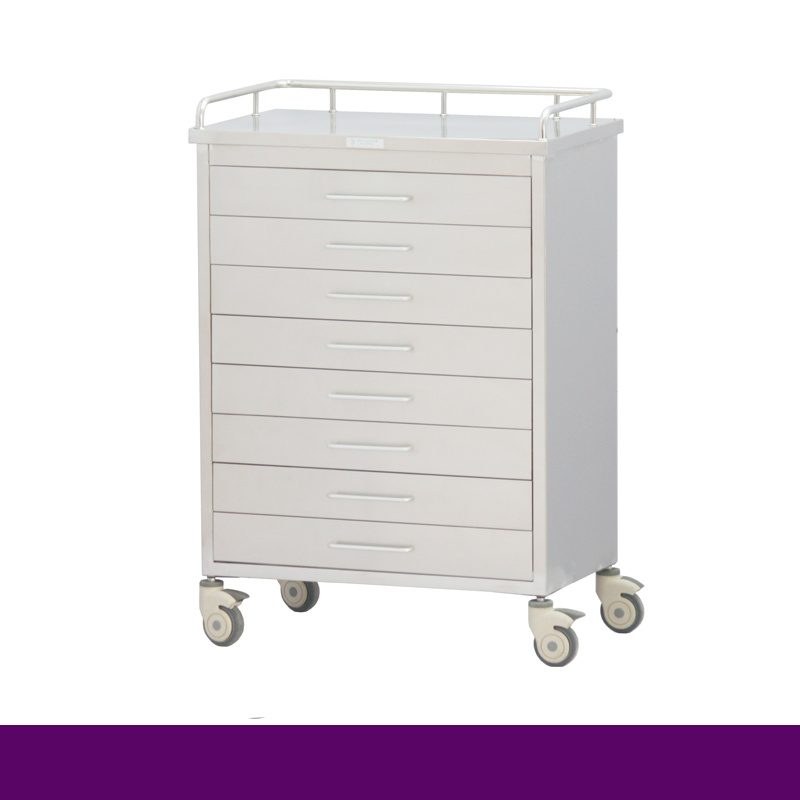 Rh-Cr2232 Hospital Stainless Steel Drug Delivery Cart