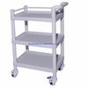 RH-101H Hospital Multi-purpose ABS 3 Shelf Instrument Cart