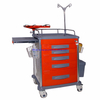 RH-C127 Mobile ABS Hospital Defibrillator Tray Emergency Crash Cart