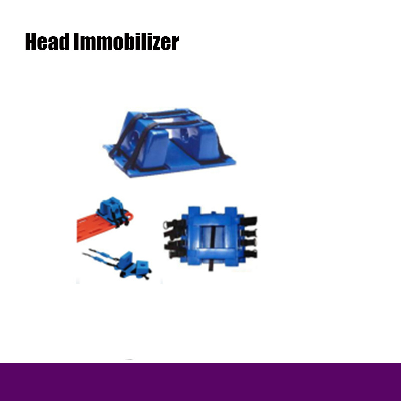 Hospital Blue NBR Head Immobilizer for Emergency