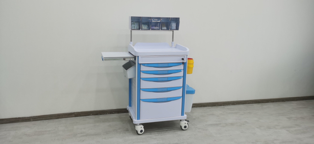 Rh-C513b Medical Hospital Furniture Surgery Room 5 Anesthesia Cart