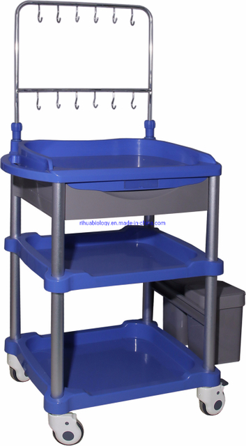 RH-C812 Hospital Furniture Medical 12 Hooks Infusion Cart