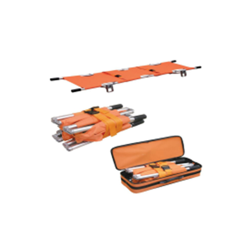 Hospital Emergency Durable Aluminum Alloy Folding Stretcher