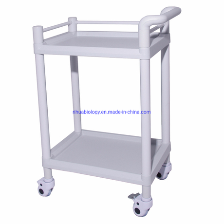 RH-101G Hospital Clinic Miscellaneous Medical Supply Easy ABS Instrument Cart