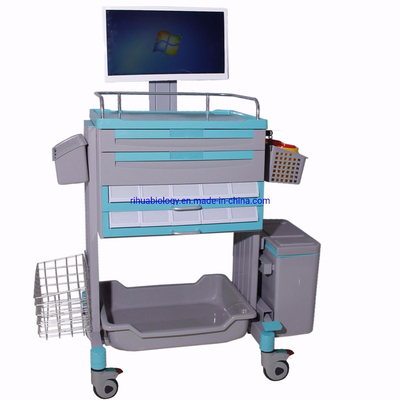 RH-C223 Hospital Professional Ward Nursing Computer Cart with Medicine Drawer