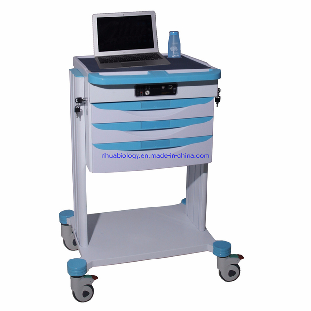 RH-C212 Hospital Medical Furniture Ward Checking Laptop Cart